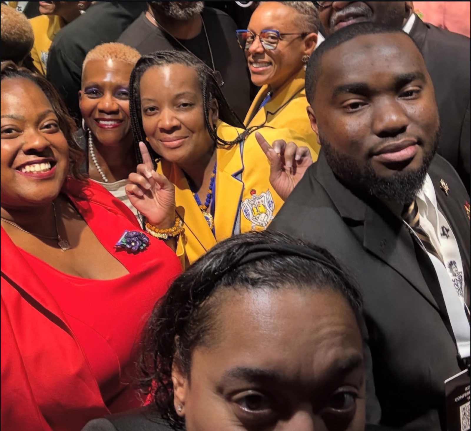 Divine Nine members at a Hudson County event